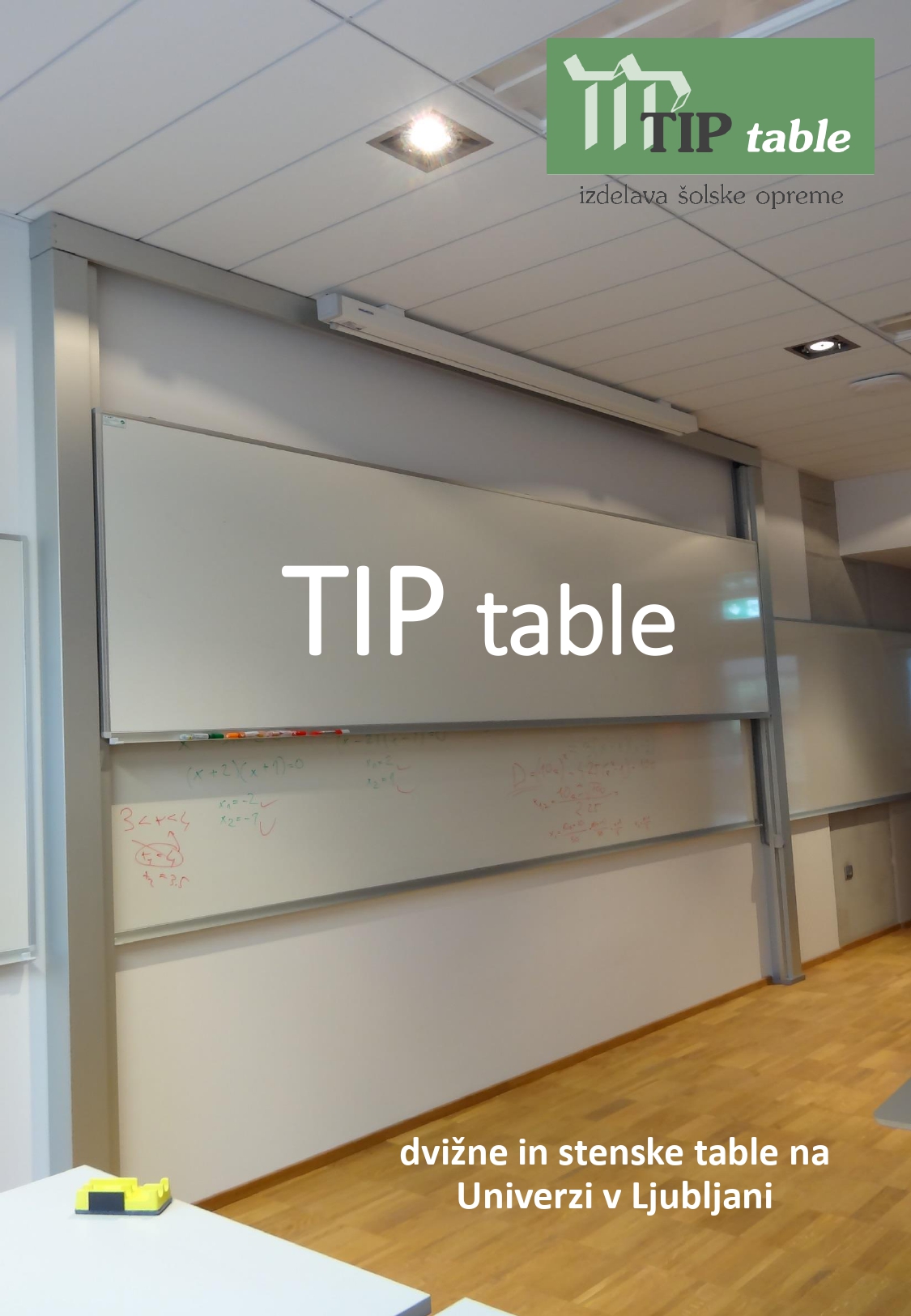 TIP table oprema univerze v Ljubljani